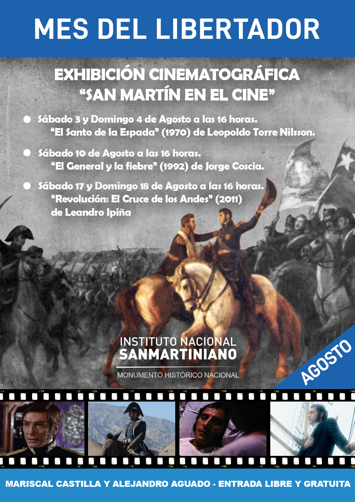 San Martín en el cine