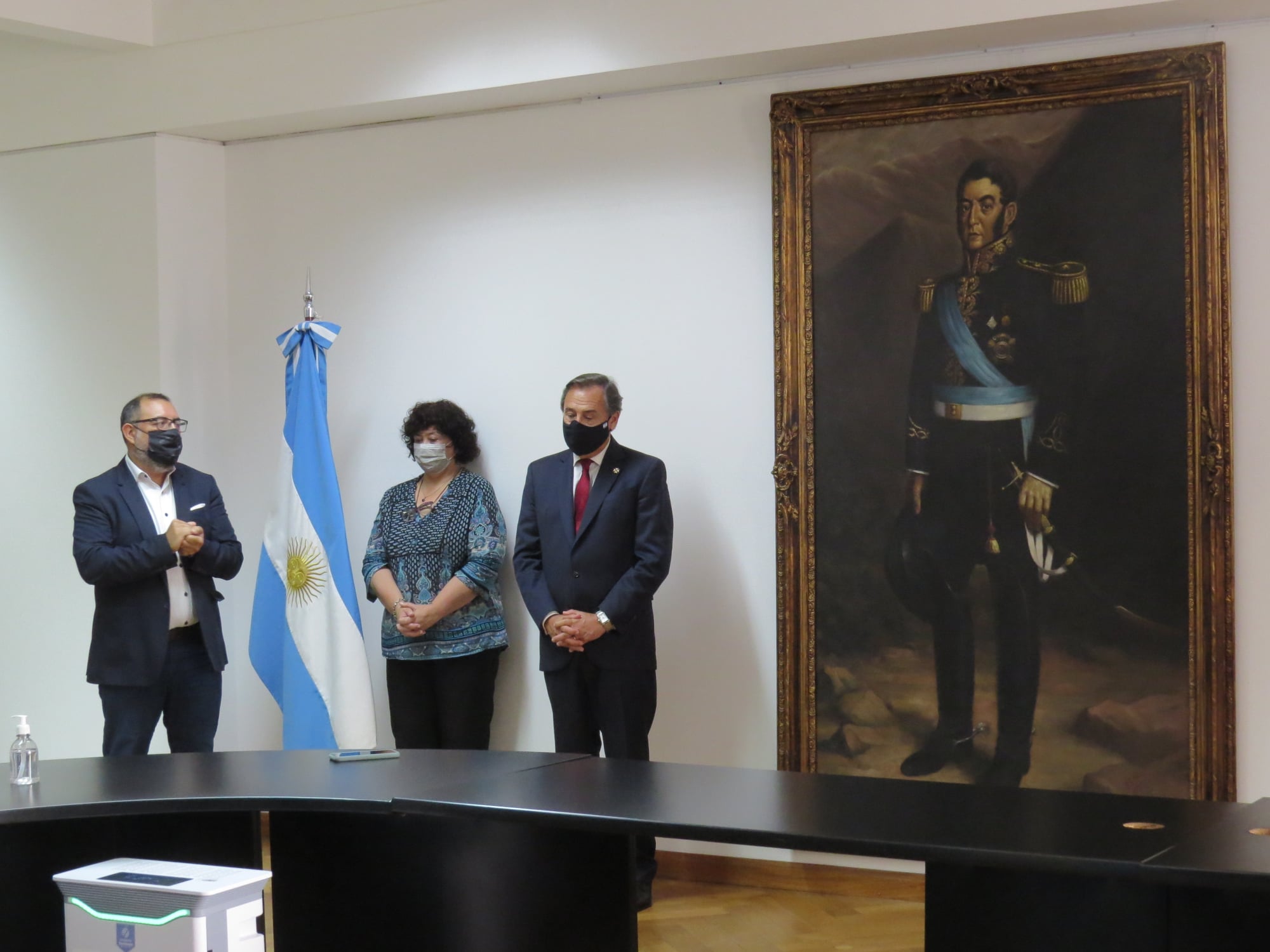 Homenaje al Libertador de América General José de San Martín en el Ministerio de Economía de la Nación