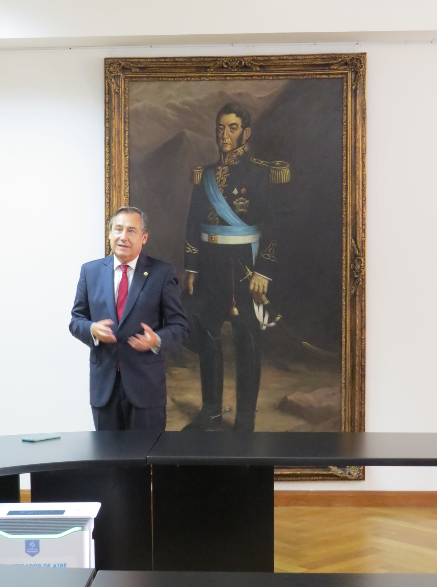 Homenaje al Libertador de América General José de San Martín en el Ministerio de Economía de la Nación