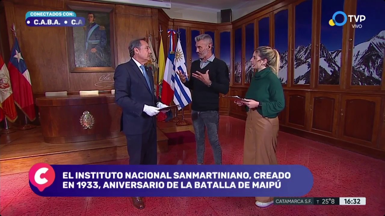 La TV Pública en el Instituto Nacional Sanmartiniano