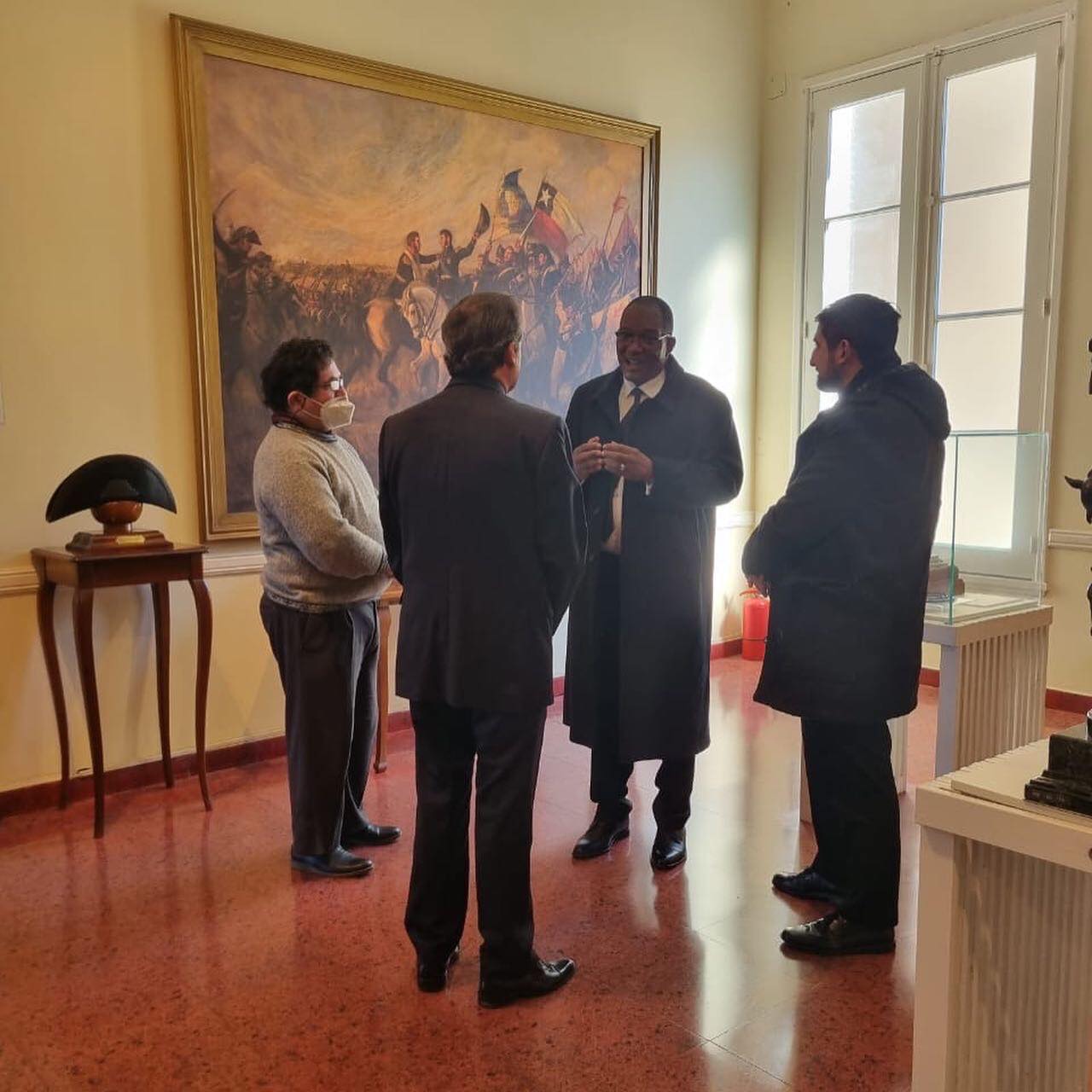 Visita del Embajador de la República de Haití