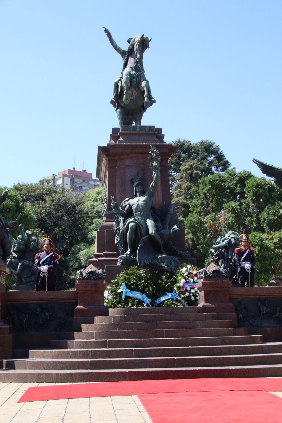 Acto oficial en conmemoración del 206º aniversario de la Batalla de Chacabuco