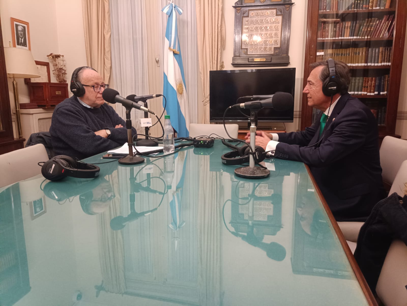 En homenaje a San Martín, Radio Nacional transmitió desde nuestra sede.