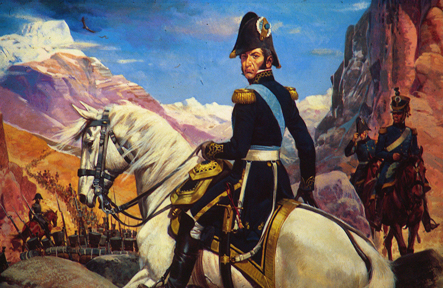 El Libertador General San Martín cruzando los Andes